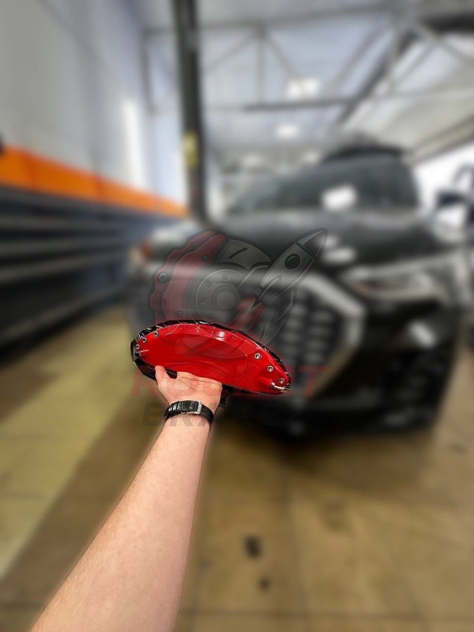 Aftermarket Brake Covers fits on Audi Q3 — Full Metal, Custom Fit, 17 Color Options