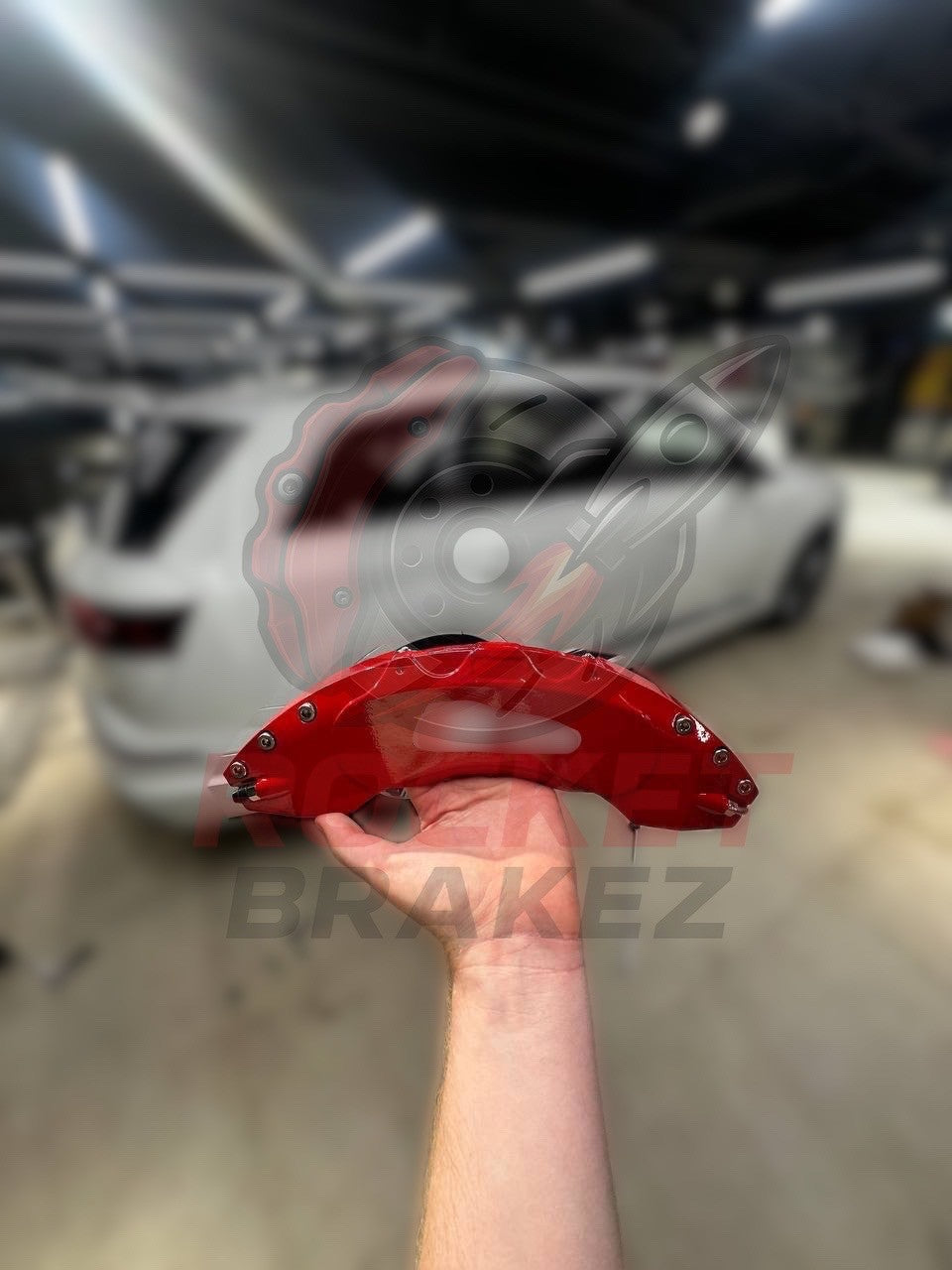 Aftermarket Brake Covers fits on Audi Q7 — Full Metal, Custom Fit, 17 Color Options