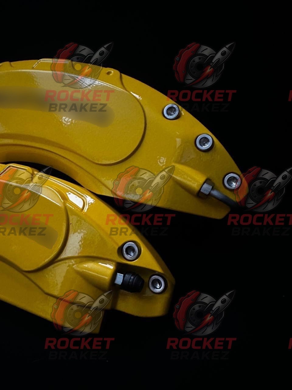 Aftermarket Brake Covers fits on Mercedes C class — Full Metal, Custom Fit, 17 Color Options