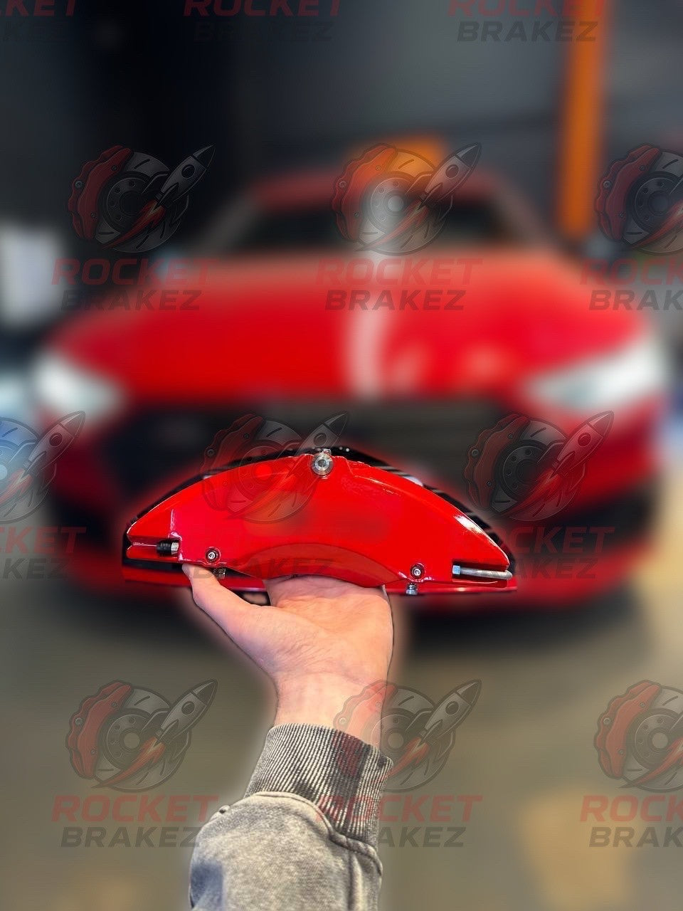 Aftermarket Brake Covers fits on Audi A7 c8 — Full Metal, Custom Fit, 17 Color Options