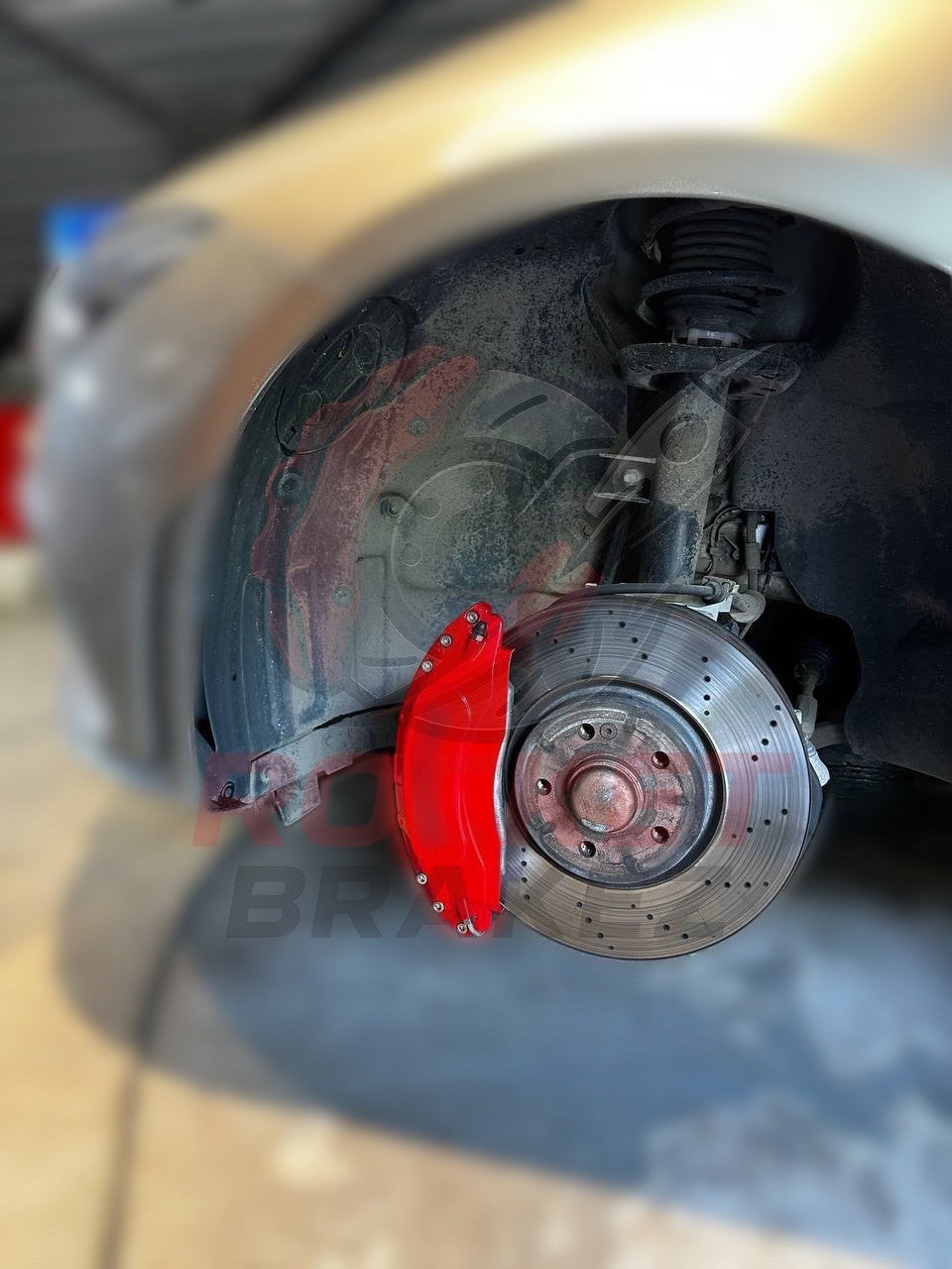 Aftermarket Brake Covers fits on Mercedes CLA — Full Metal, Custom Fit, 17 Color Options