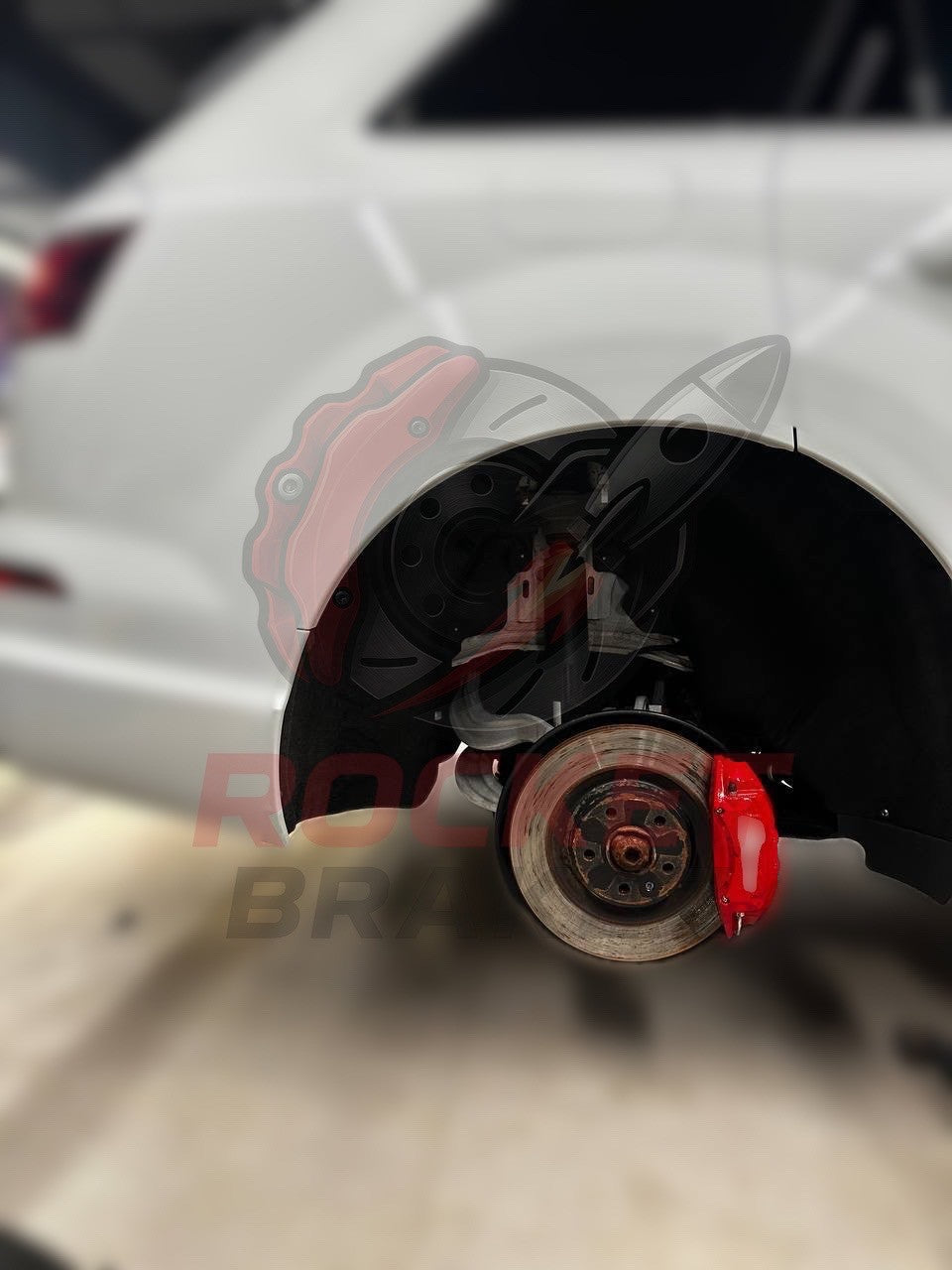 Aftermarket Brake Covers fits on Audi Q7 — Full Metal, Custom Fit, 17 Color Options