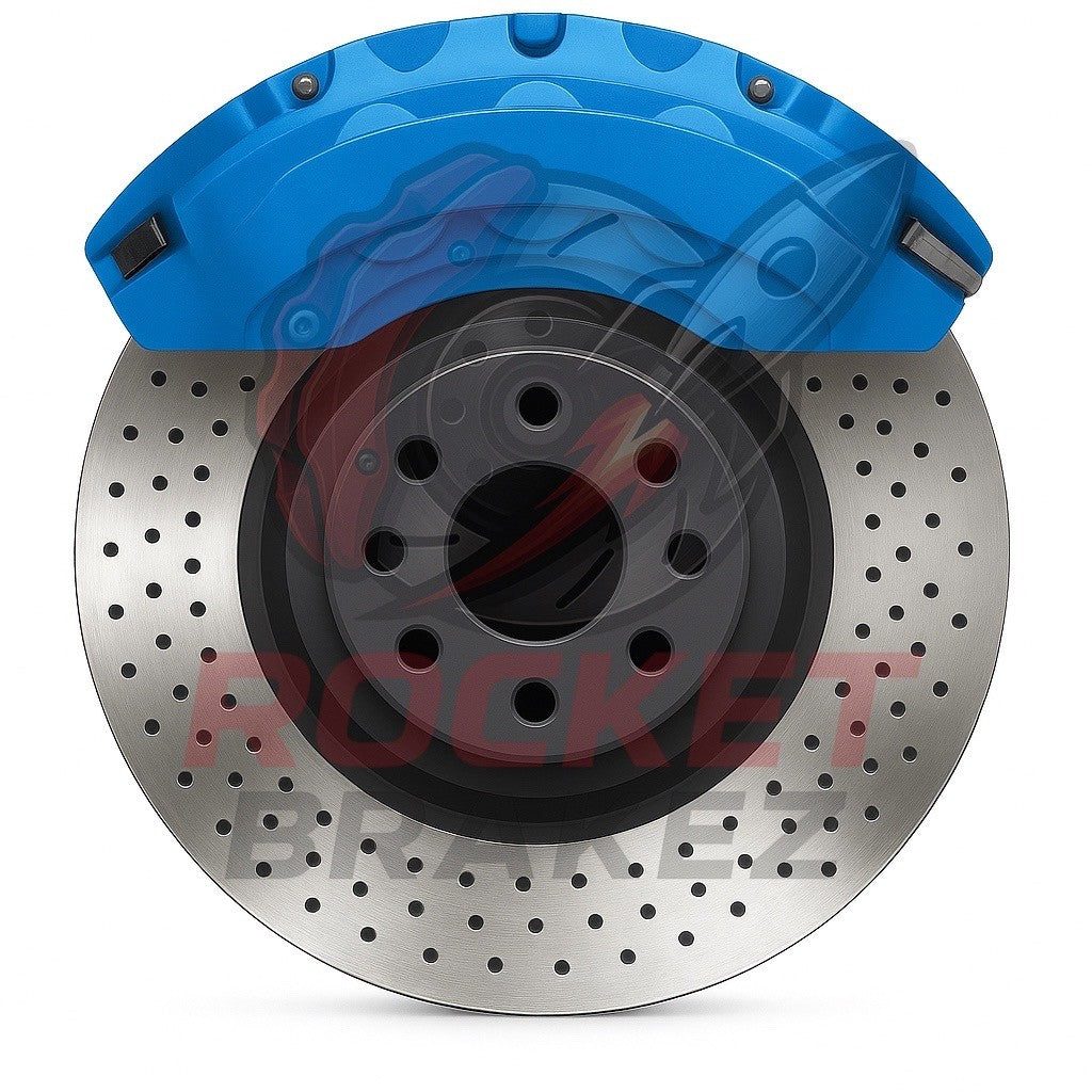 Aftermarket Brake Covers fits on Audi A3 8v 2018 — Full Metal, Custom Fit, 17 Color Options