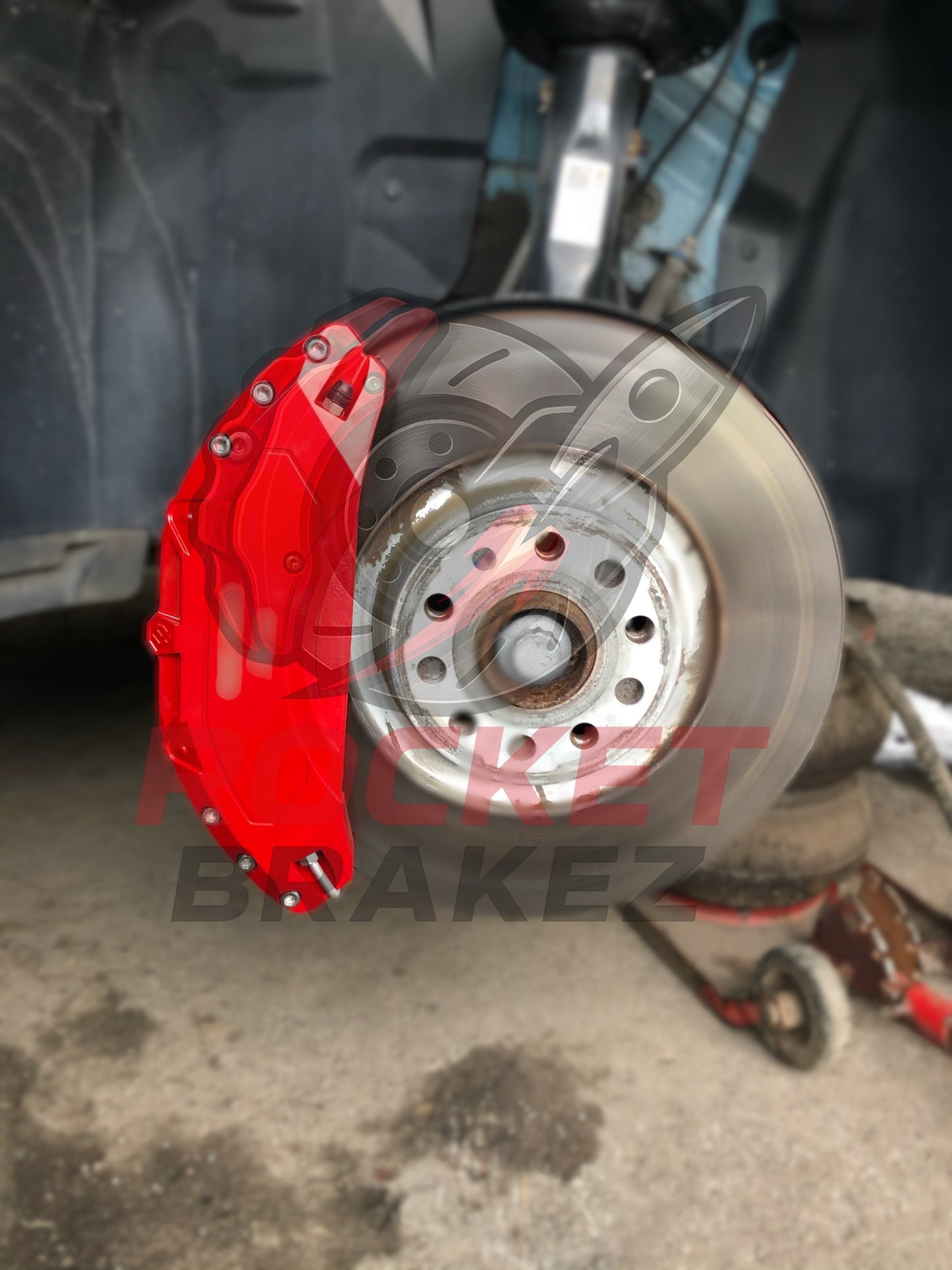 Aftermarket Brake Covers fits on Audi Q3 — Full Metal, Custom Fit, 17 Color Options
