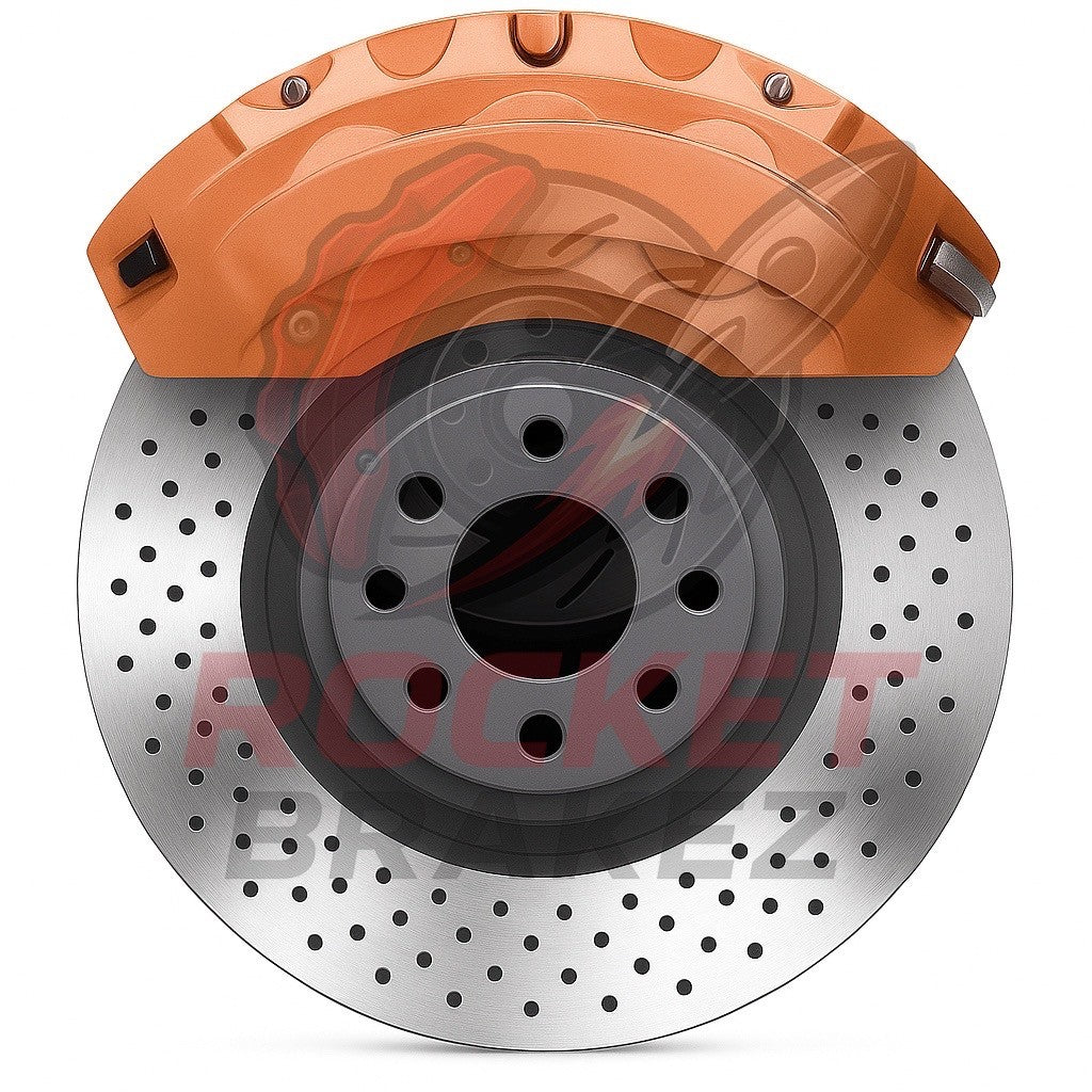Aftermarket Brake Covers fits on Audi A3 8v 2018 — Full Metal, Custom Fit, 17 Color Options