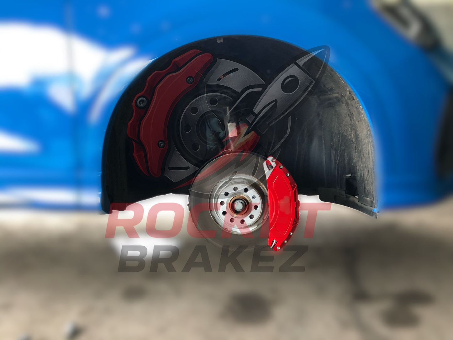 Aftermarket Brake Covers fits on Audi Q3 — Full Metal, Custom Fit, 17 Color Options