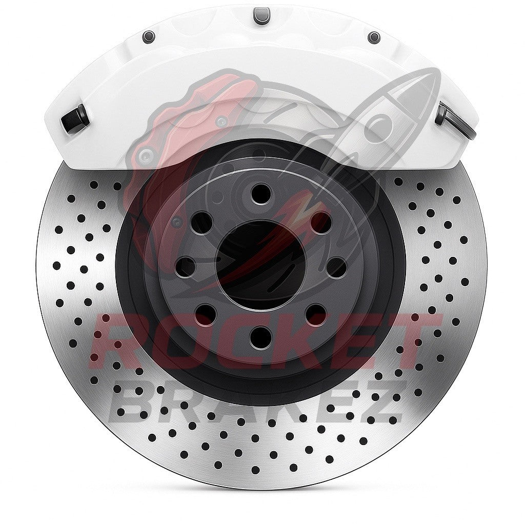 Aftermarket Brake Covers fits on Audi A3 8v 2018 — Full Metal, Custom Fit, 17 Color Options