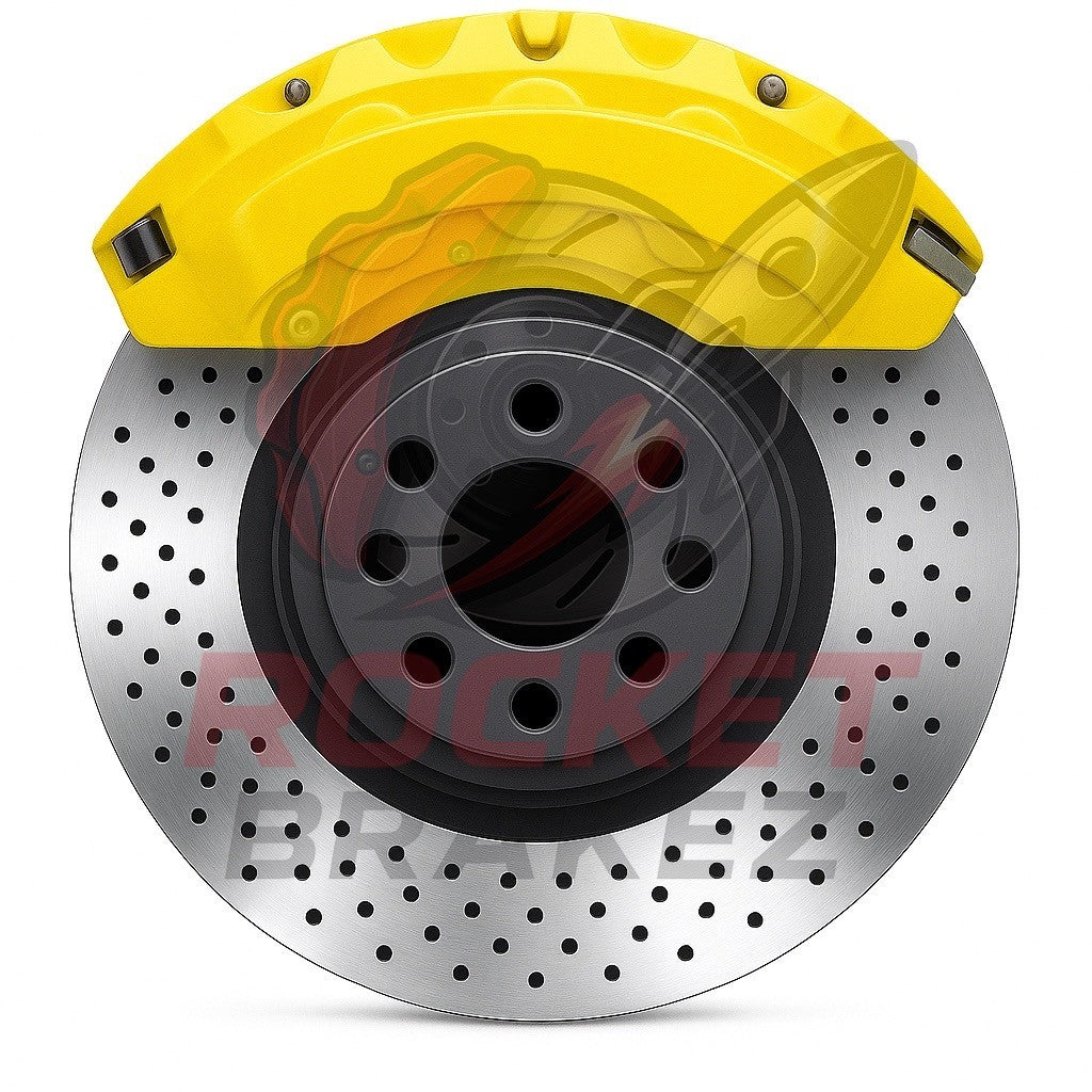 Aftermarket Brake Covers fits on Audi A3 8v 2018 — Full Metal, Custom Fit, 17 Color Options