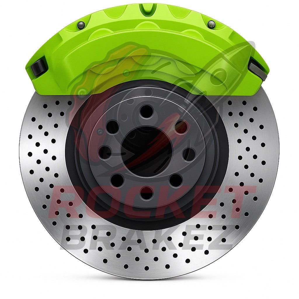 Aftermarket Brake Covers fits on Audi A3 8v 2018 — Full Metal, Custom Fit, 17 Color Options