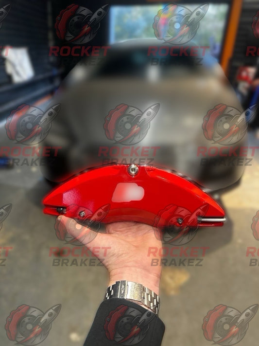Aftermarket Brake Covers fits on Audi A5 b9 — Full Metal, Custom Fit, 17 Color Options