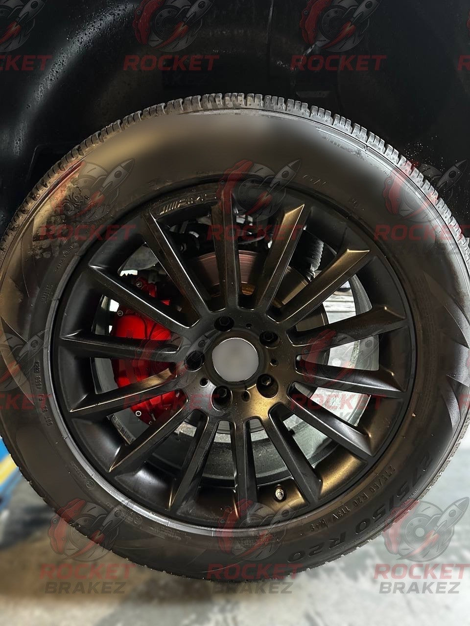Aftermarket Brake Covers fits on Mercedes G class — Full Metal, Custom Fit, 17 Color Options