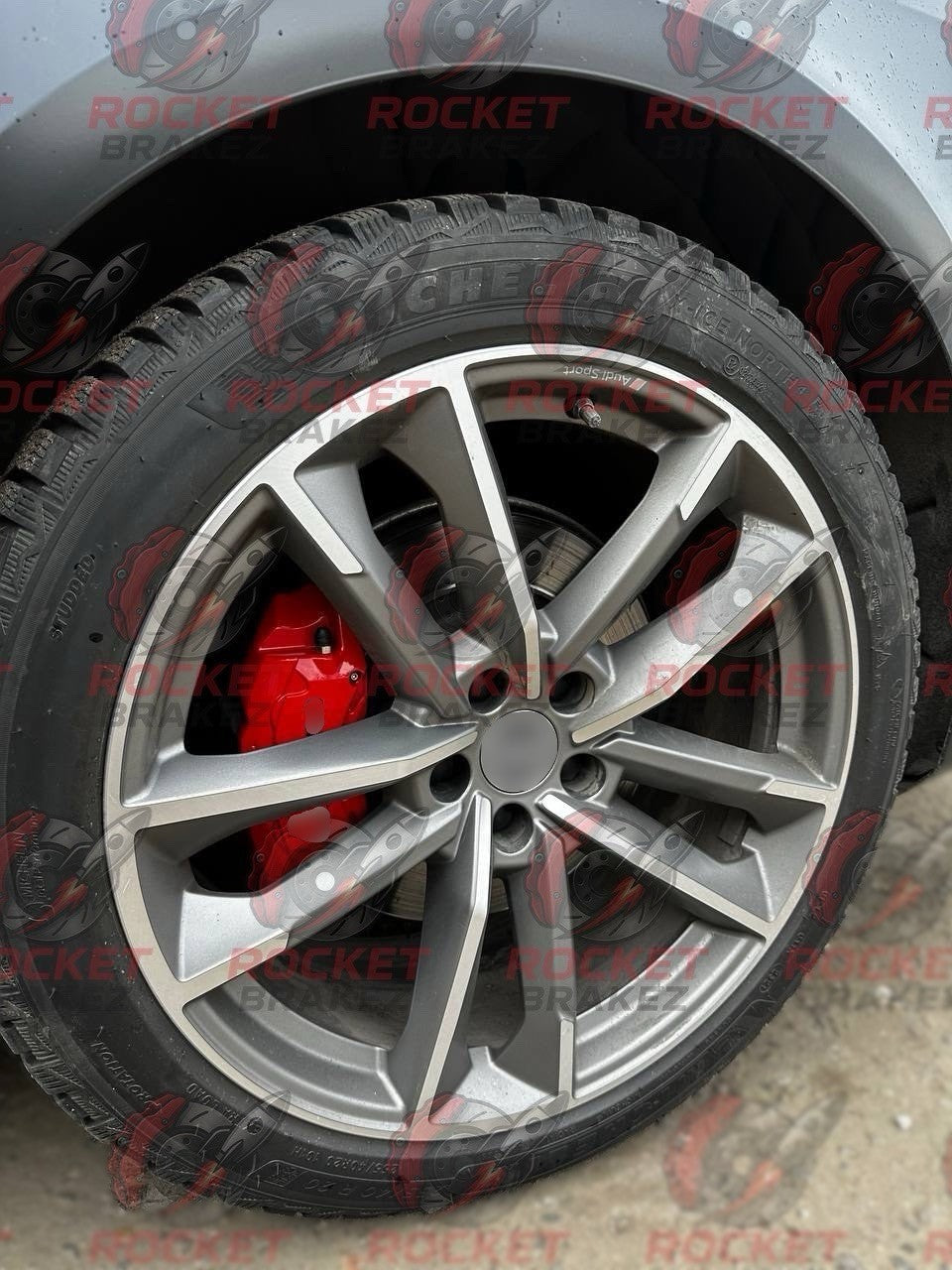 Aftermarket Brake Covers fits on Audi A7 c8 — Full Metal, Custom Fit, 17 Color Options