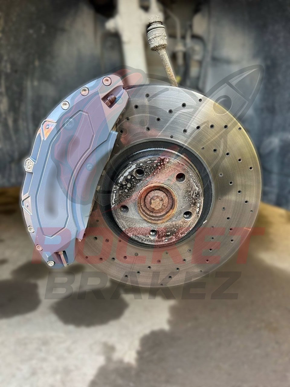 Aftermarket Brake Covers fits on Mercedes GLC — Full Metal, Custom Fit, 17 Color Options