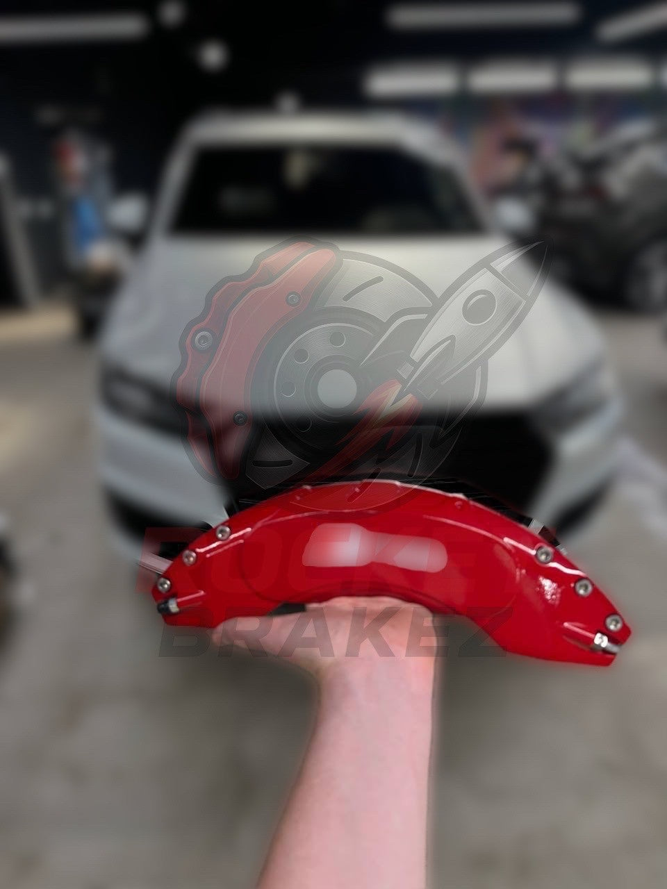 Aftermarket Brake Covers fits on Audi Q7 — Full Metal, Custom Fit, 17 Color Options