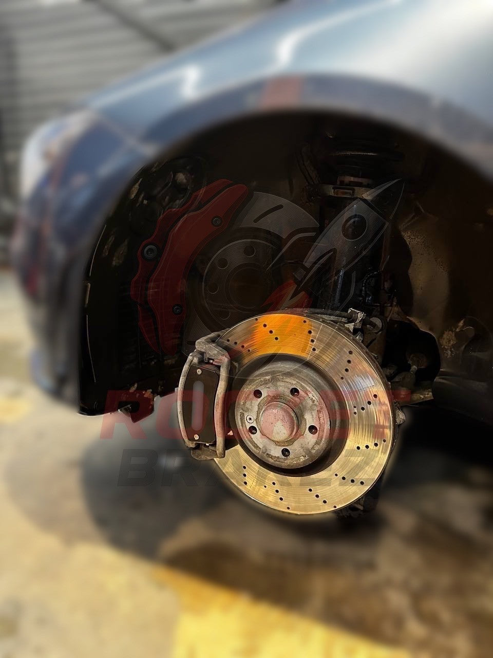 Aftermarket Brake Covers fits on Mercedes CLA — Full Metal, Custom Fit, 17 Color Options