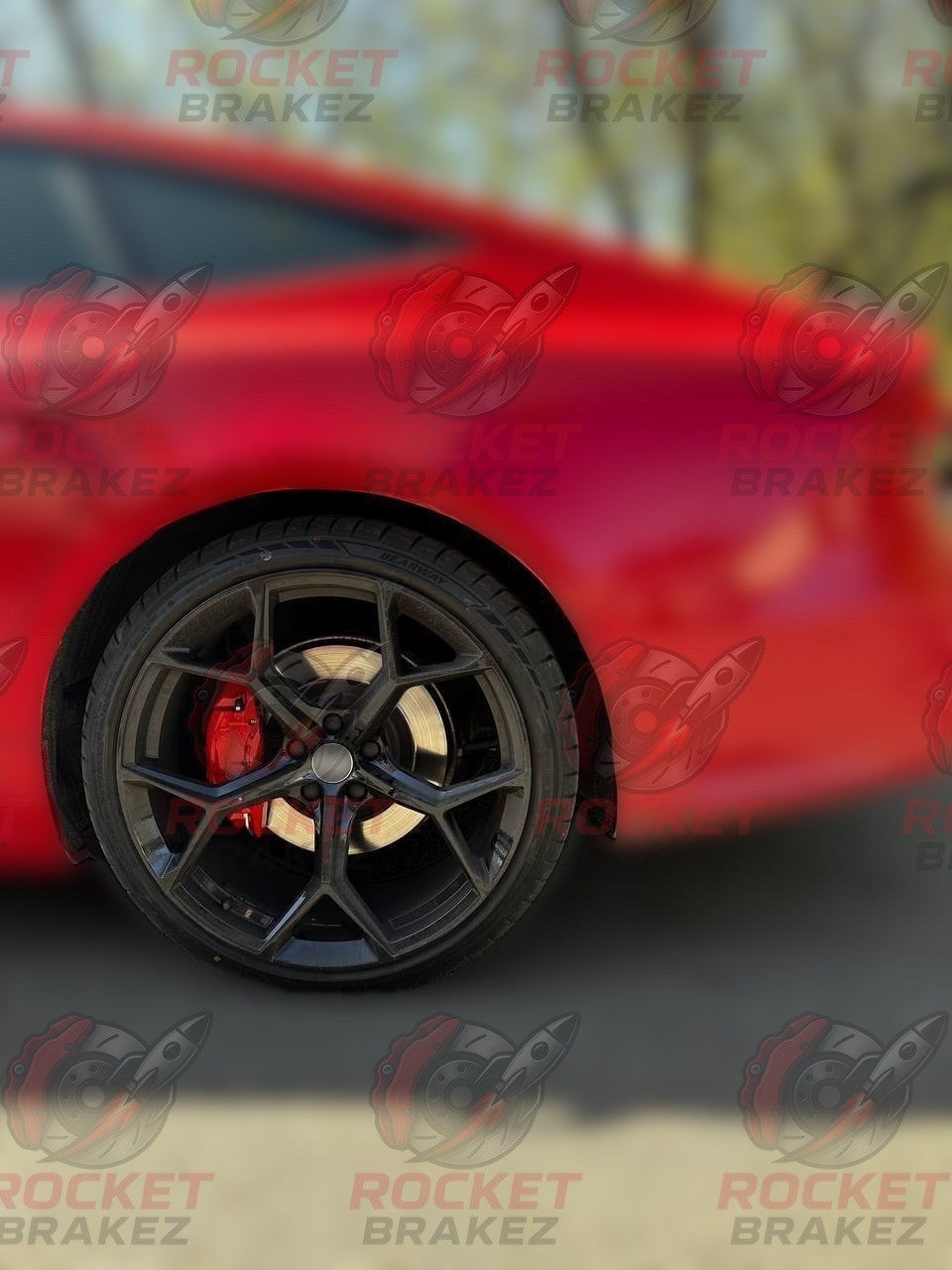 Aftermarket Brake Covers fits on Audi A7 c8 — Full Metal, Custom Fit, 17 Color Options