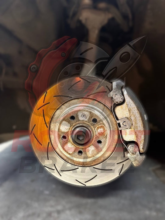 Aftermarket Brake Covers fits on Audi A5 8T 2008 - 2016 — Full Metal, Custom Fit, 17 Color Options