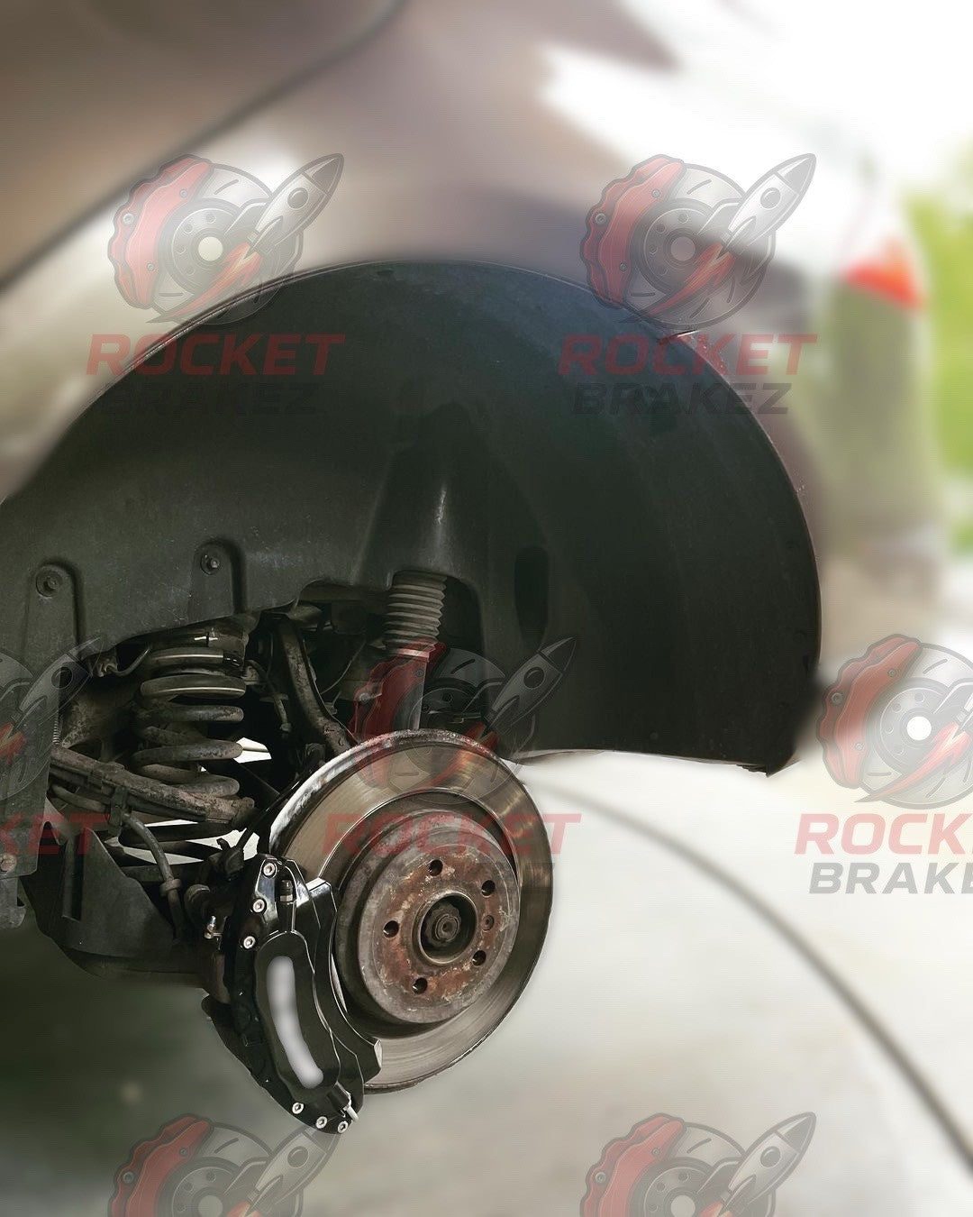 Aftermarket Brake Covers fits on Mercedes W166 ML class — Full Metal, Custom Fit, 17 Color Options