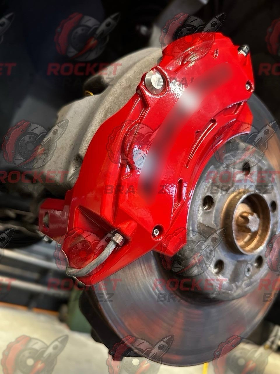 Aftermarket Brake Covers fits on Mercedes e class — Full Metal, Custom Fit, 17 Color Options