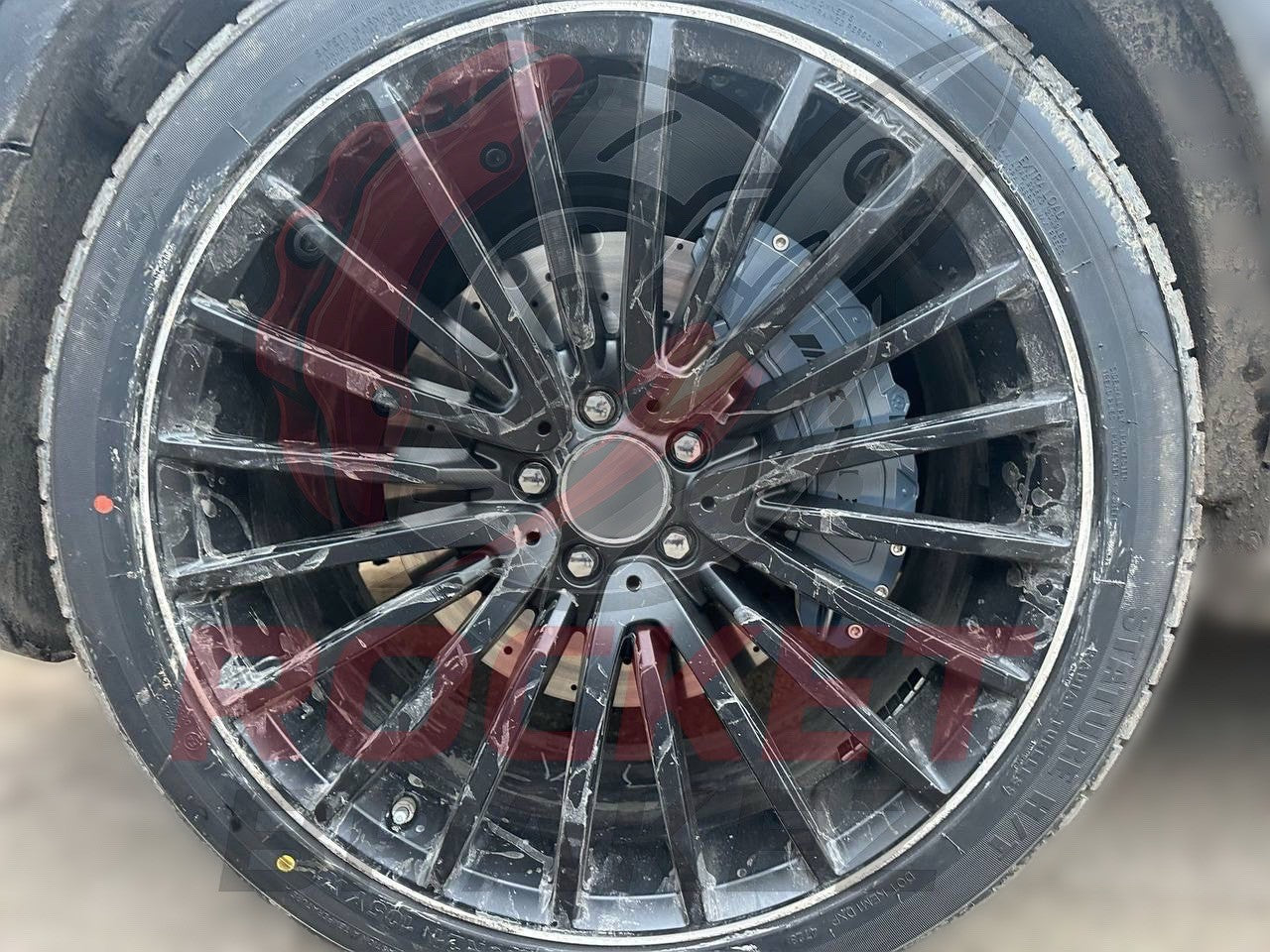 Aftermarket Brake Covers fits on Mercedes GLC — Full Metal, Custom Fit, 17 Color Options