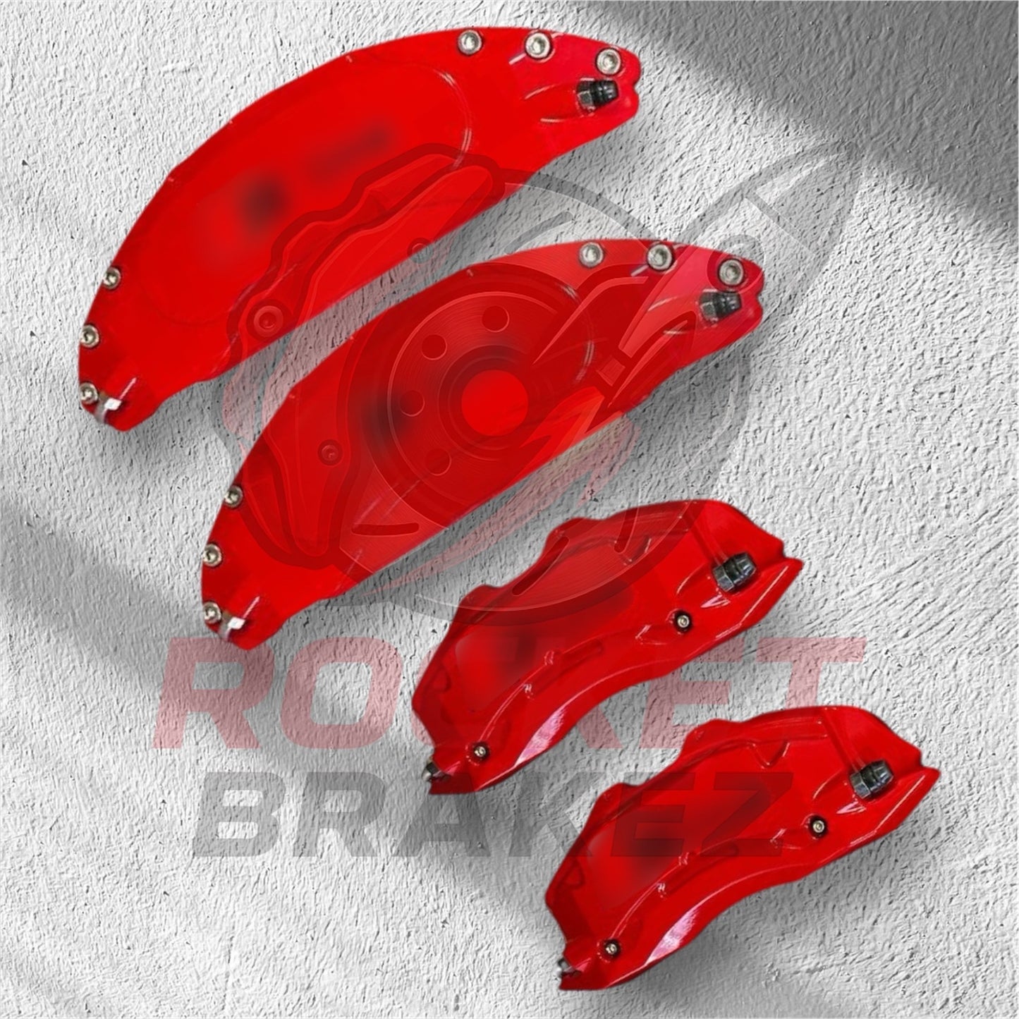 Aftermarket Brake Covers fits on Audi Q3 — Full Metal, Custom Fit, 17 Color Options