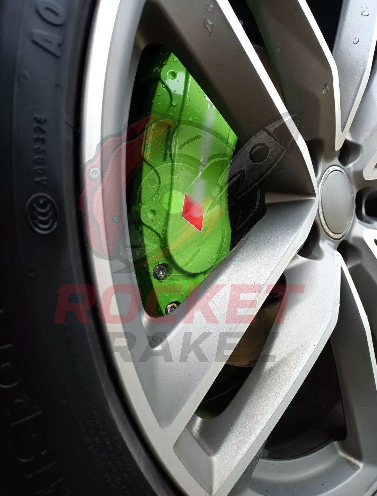 Aftermarket Brake Covers fits on Audi A6 Allroad — Full Metal, Custom Fit, 17 Color Options