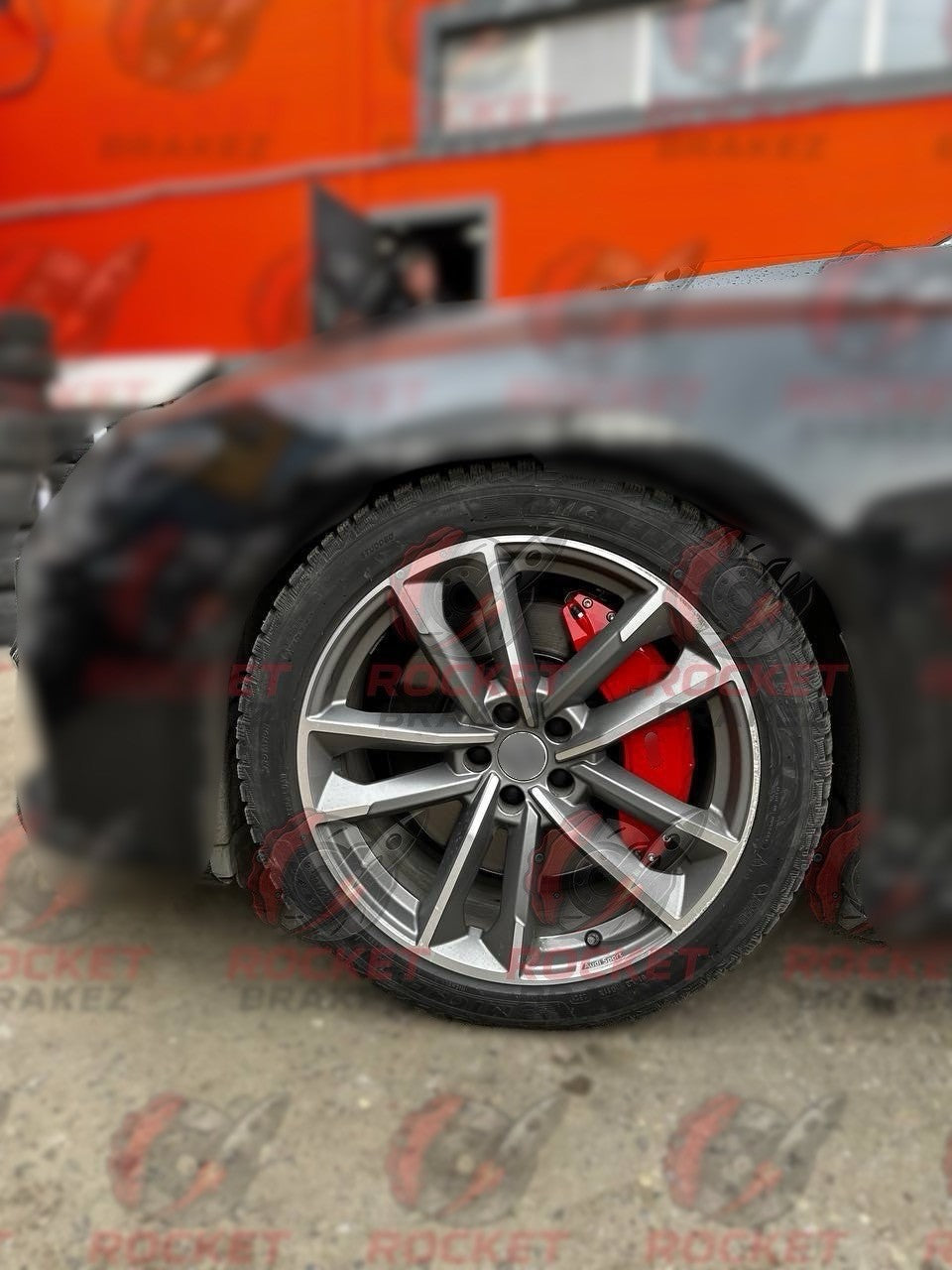 Aftermarket Brake Covers fits on Audi A7 c8 — Full Metal, Custom Fit, 17 Color Options