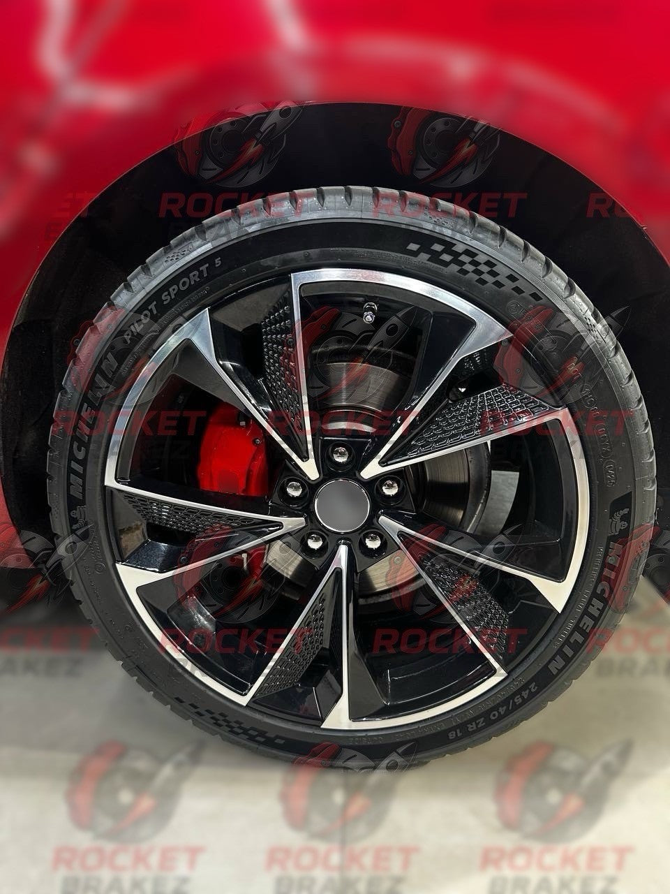 Aftermarket Brake Covers fits on Audi A4 — Full Metal, Custom Fit, 17 Color Options