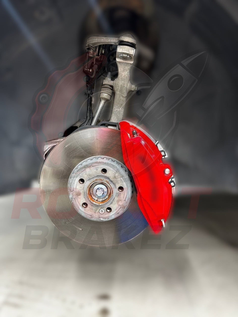 Aftermarket Brake Covers fits on Mercedes GLC — Full Metal, Custom Fit, 17 Color Options