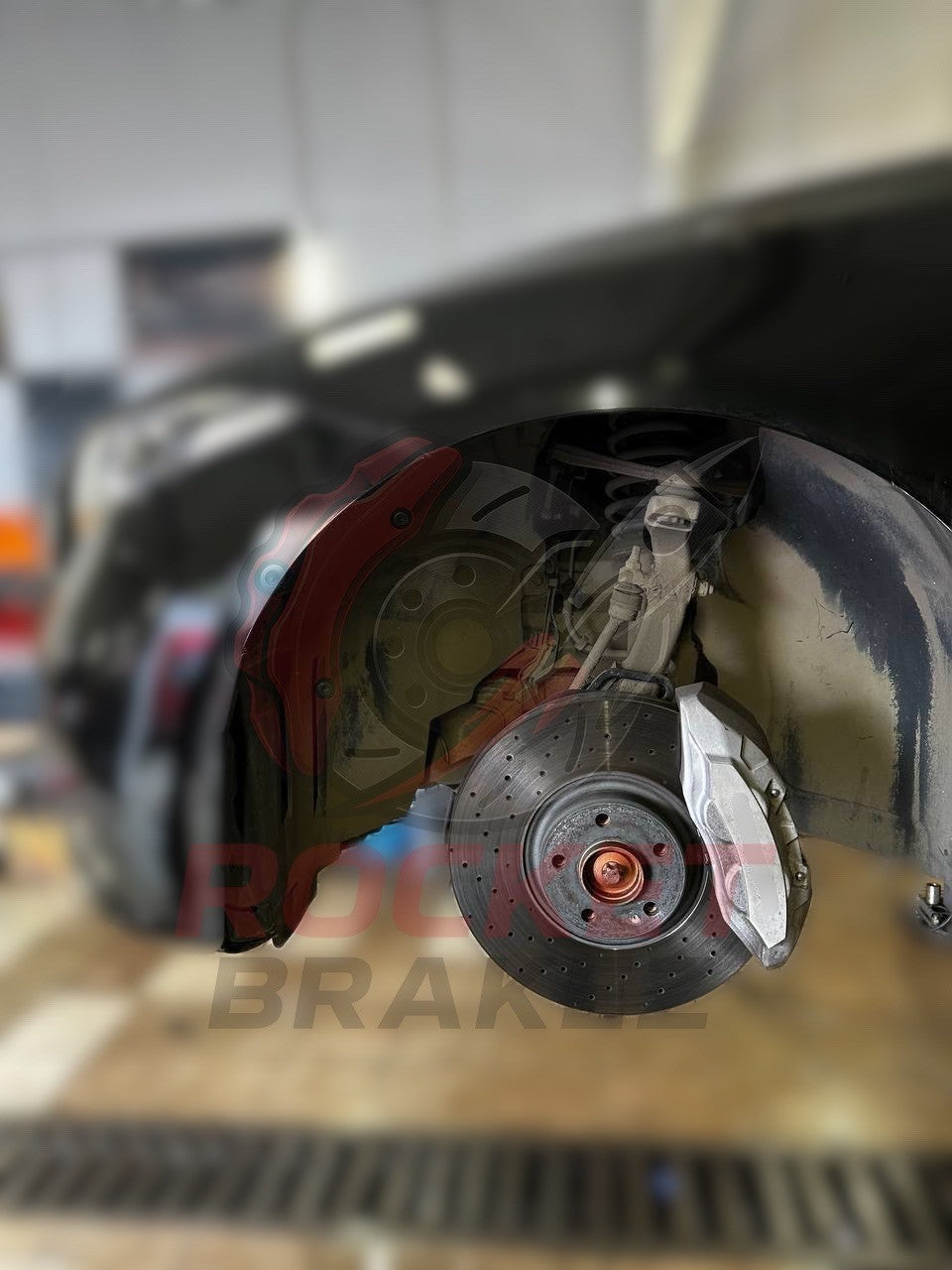 Aftermarket Brake Covers fits on Mercedes CLS — Full Metal, Custom Fit, 17 Color Options