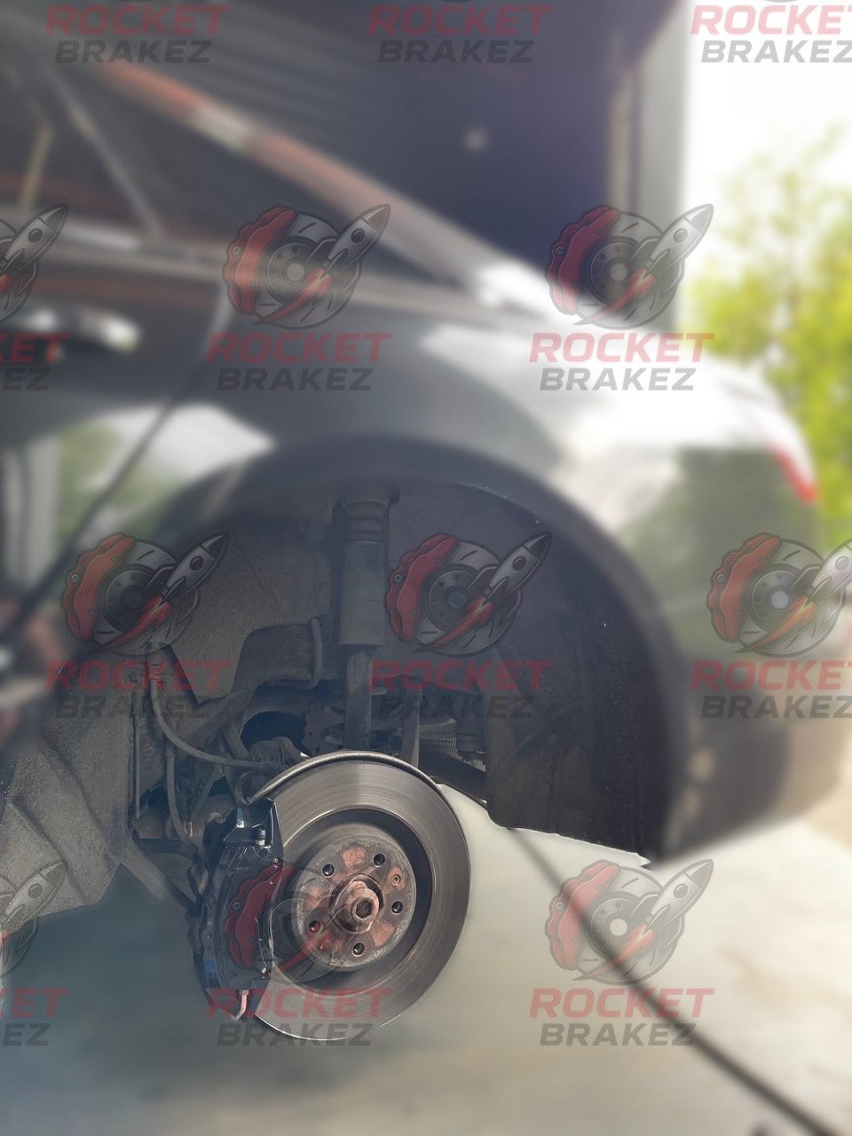 Aftermarket Brake Covers fits on Audi A6 c8 — Full Metal, Custom Fit, 17 Color Options