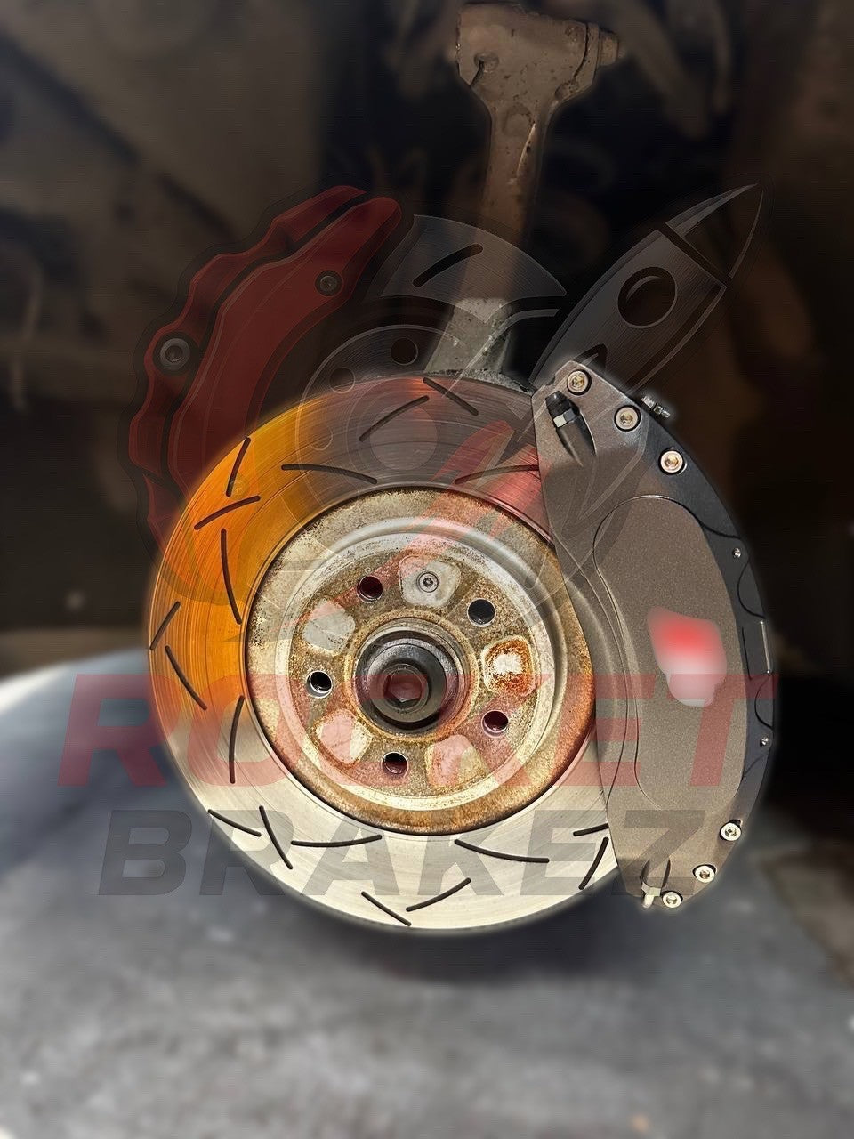 Aftermarket Brake Covers fits on Audi A5 8T 2008 - 2016 — Full Metal, Custom Fit, 17 Color Options