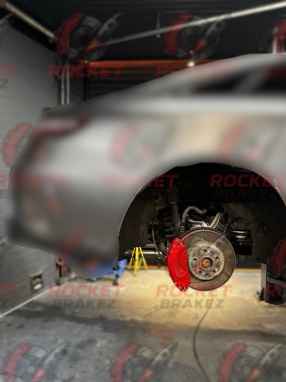 Aftermarket Brake Covers fits on Mercedes e class — Full Metal, Custom Fit, 17 Color Options