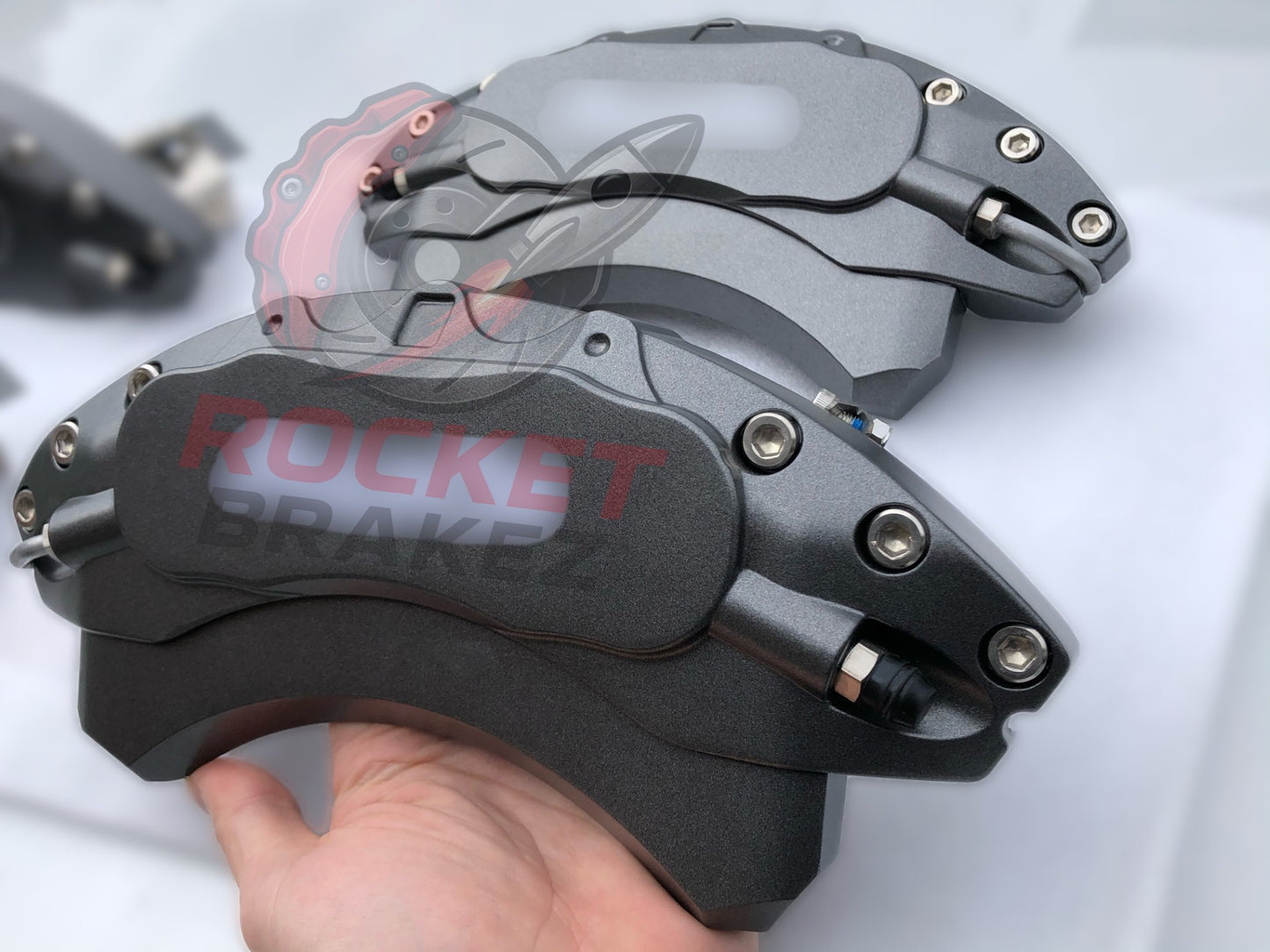 Aftermarket Brake Covers fits on Audi A6 C7 — Full Metal, Custom Fit, 17 Color Options