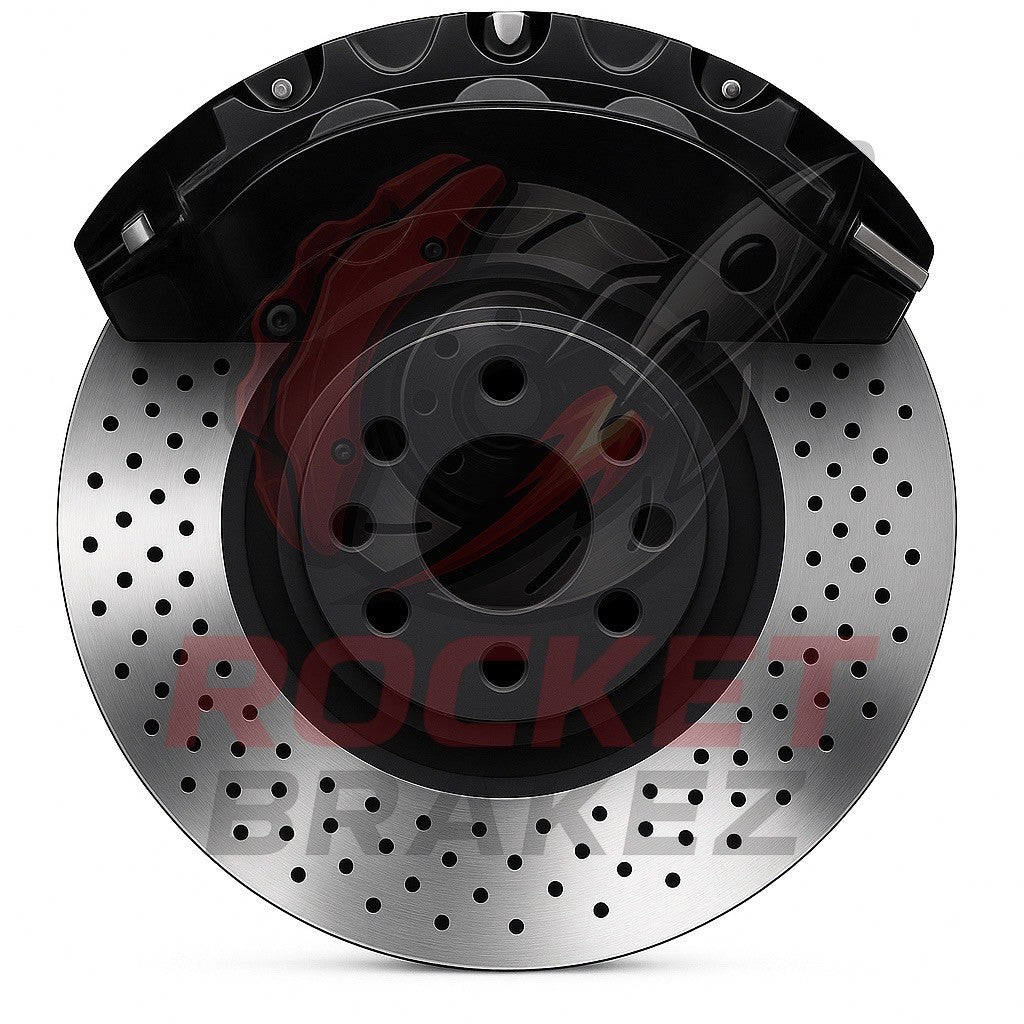 Aftermarket Brake Covers fits on Audi A3 8v 2018 — Full Metal, Custom Fit, 17 Color Options