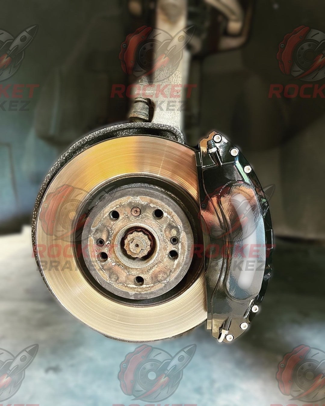 Aftermarket Brake Covers fits on Mercedes W166 ML class — Full Metal, Custom Fit, 17 Color Options
