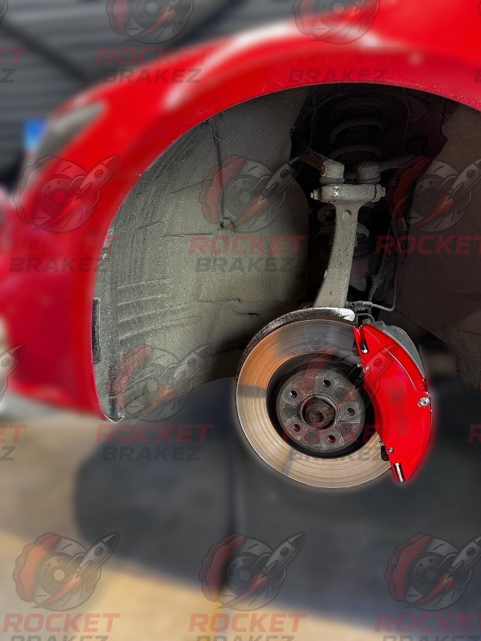 Aftermarket Brake Covers fits on Audi A7 c8 — Full Metal, Custom Fit, 17 Color Options