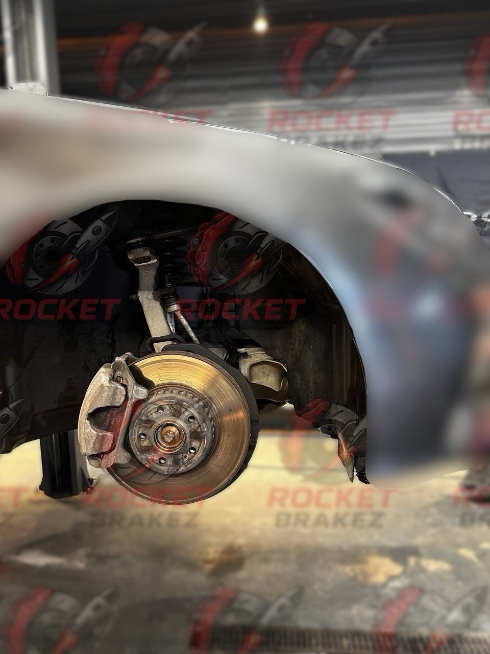 Aftermarket Brake Covers fits on Mercedes e class — Full Metal, Custom Fit, 17 Color Options