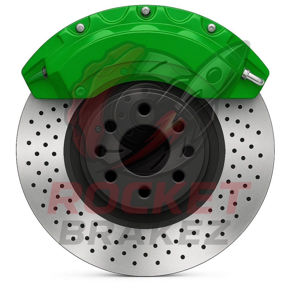 Aftermarket Brake Covers fits on Audi A3 8v 2018 — Full Metal, Custom Fit, 17 Color Options