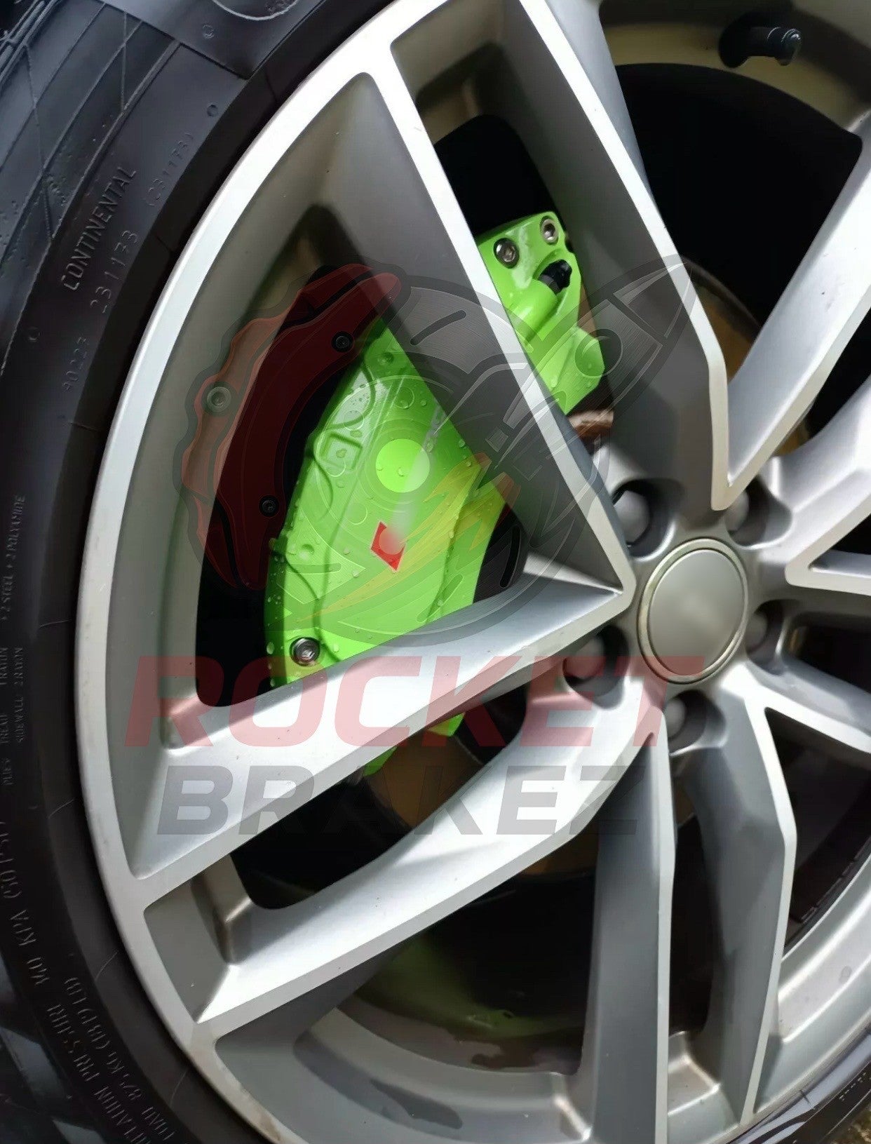 Aftermarket Brake Covers fits on Audi A6 Allroad — Full Metal, Custom Fit, 17 Color Options