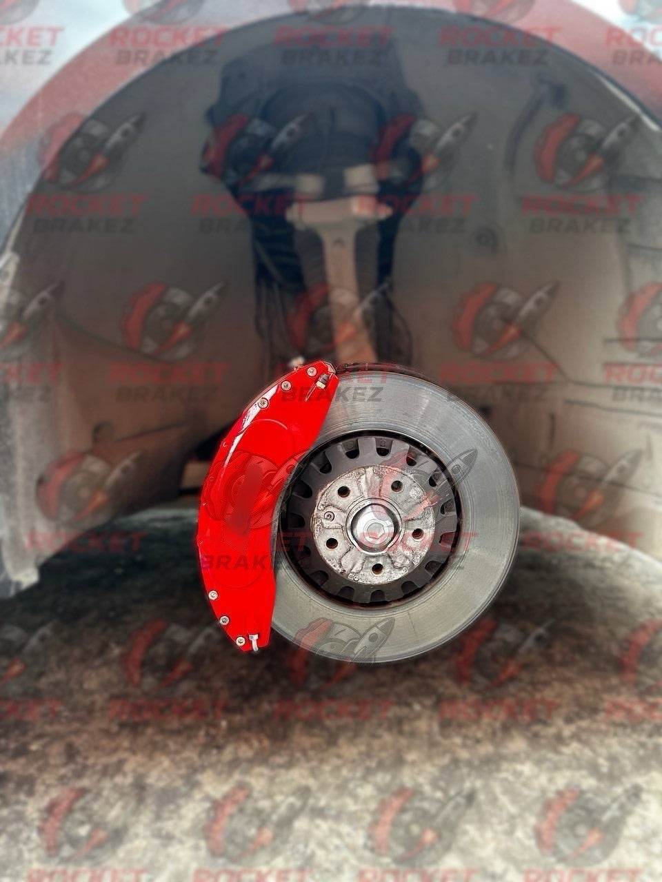 Aftermarket Brake Covers fits on Audi A7 c8 — Full Metal, Custom Fit, 17 Color Options