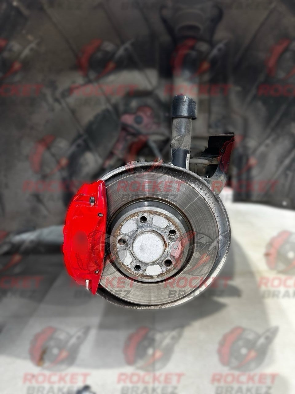 Aftermarket Brake Covers fits on Audi A4 — Full Metal, Custom Fit, 17 Color Options