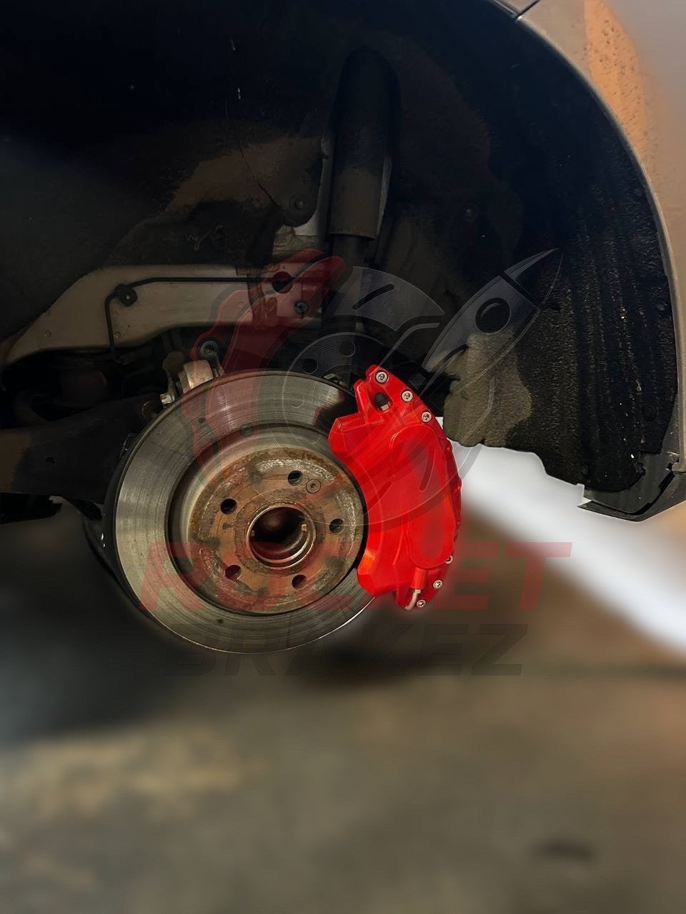 Aftermarket Brake Covers fits on Mercedes CLA — Full Metal, Custom Fit, 17 Color Options