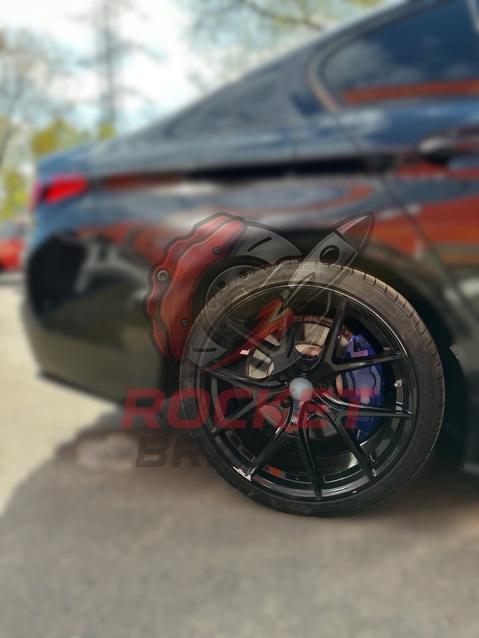 Aftermarket Brake Covers fits on BMW G30 520d — Full Metal, Custom Fit, 17 Color Options