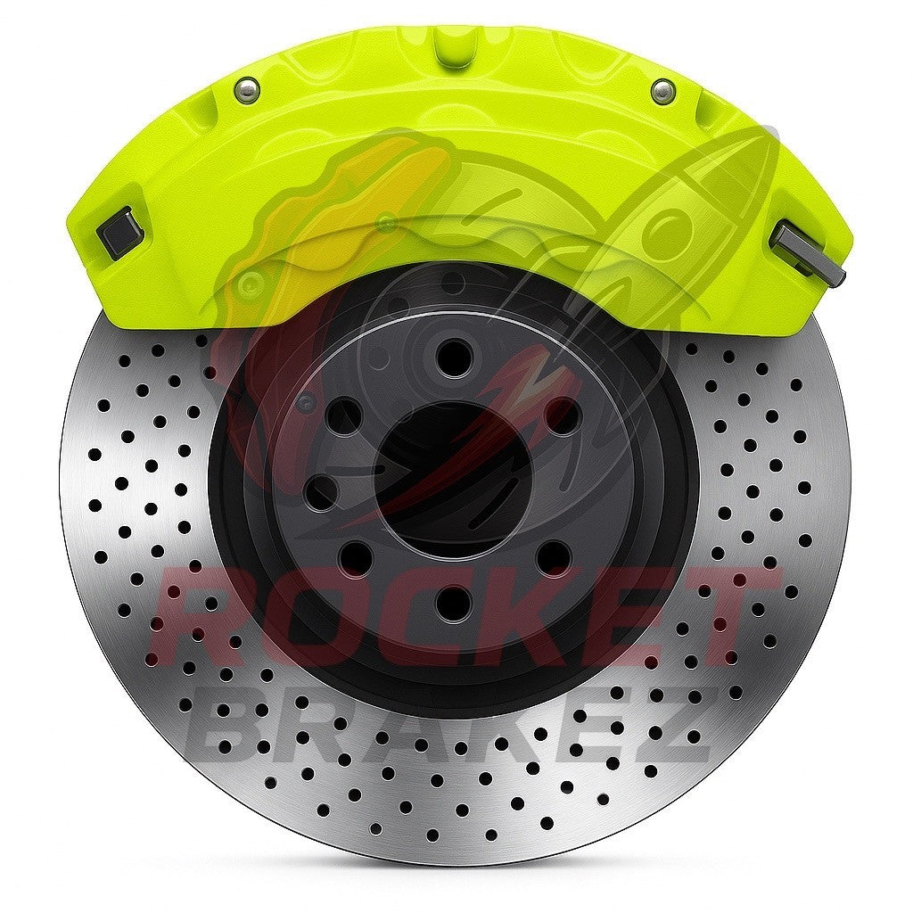 Aftermarket Brake Covers fits on Audi A3 8v 2018 — Full Metal, Custom Fit, 17 Color Options