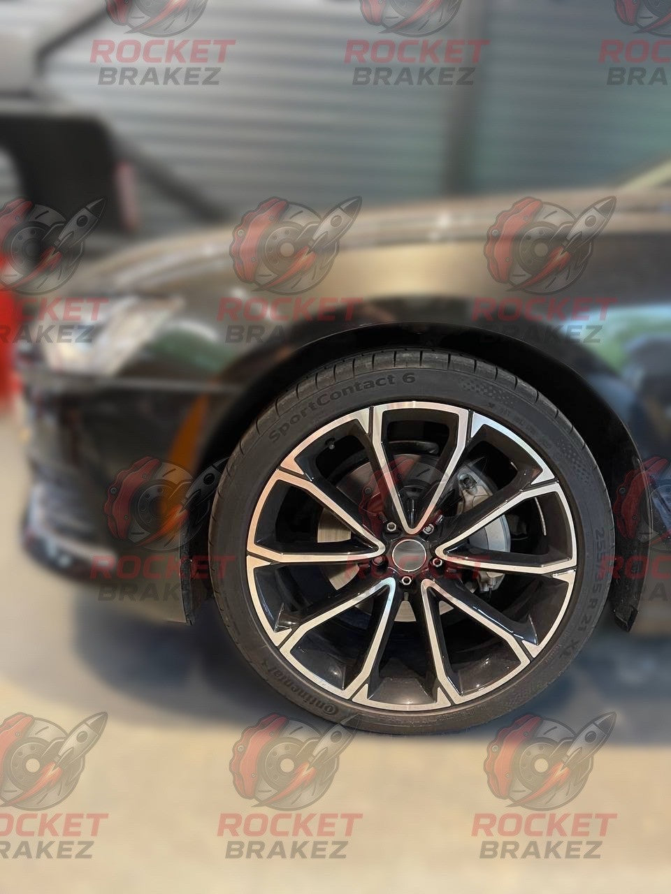 Aftermarket Brake Covers fits on Audi A6 c8 — Full Metal, Custom Fit, 17 Color Options