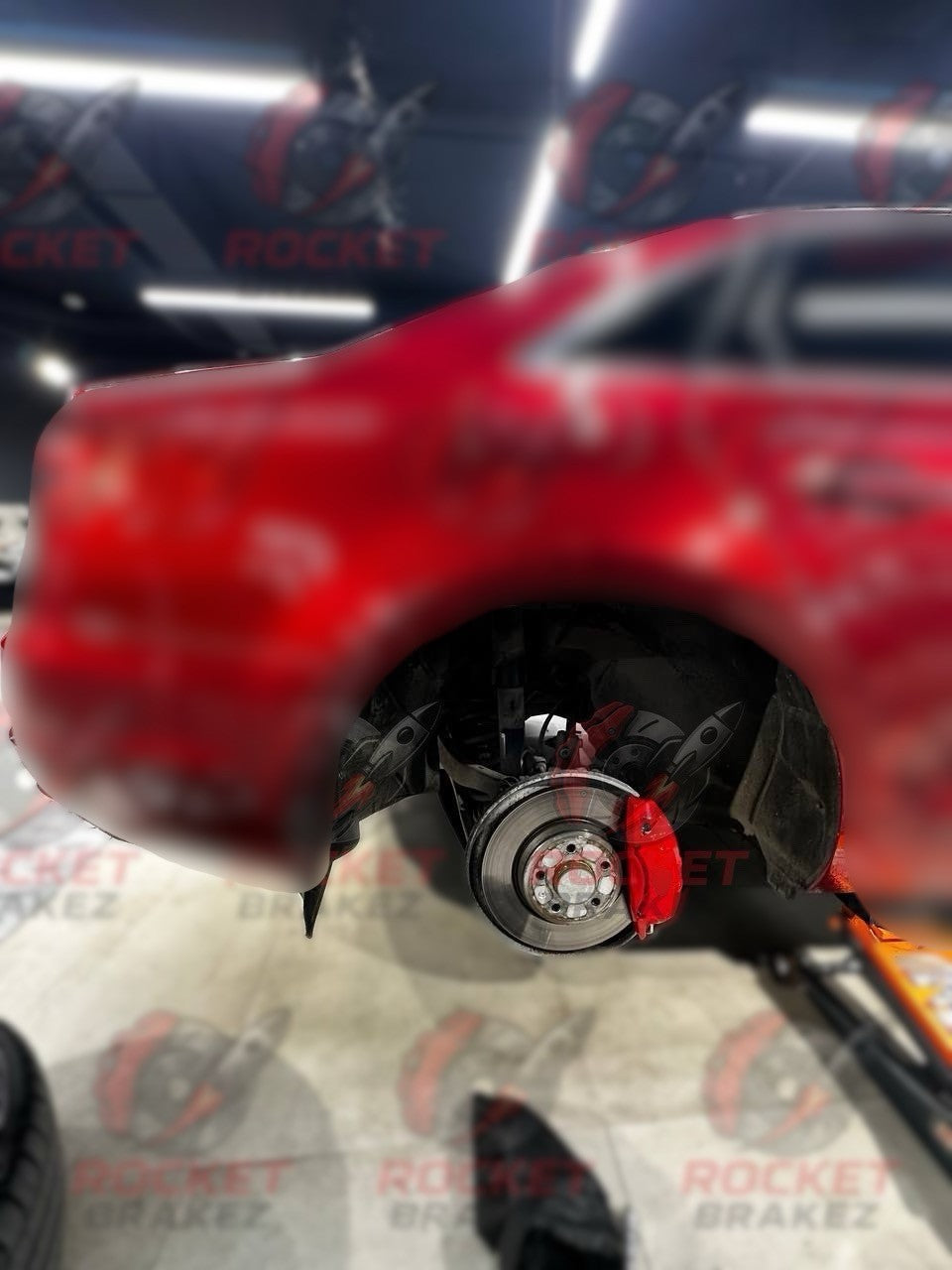 Aftermarket Brake Covers fits on Audi A4 — Full Metal, Custom Fit, 17 Color Options