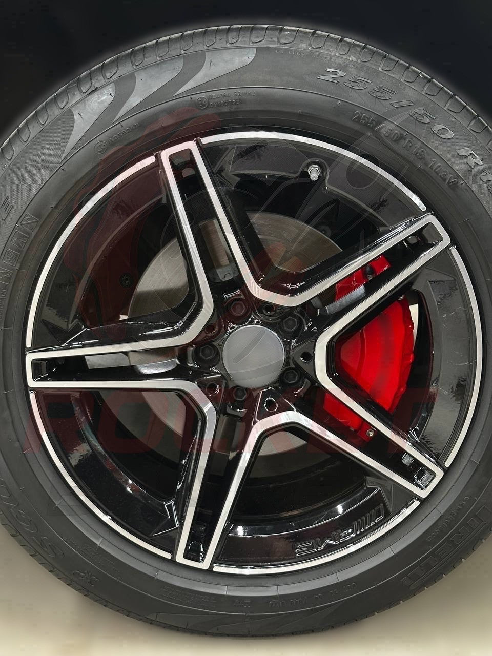 Aftermarket Brake Covers fits on Mercedes GLC — Full Metal, Custom Fit, 17 Color Options