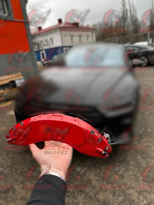 Aftermarket Brake Covers fits on Audi A7 c8 — Full Metal, Custom Fit, 17 Color Options