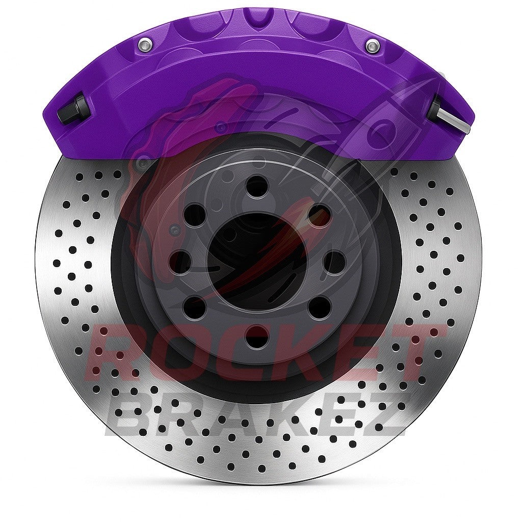 Aftermarket Brake Covers fits on Audi A3 8v 2018 — Full Metal, Custom Fit, 17 Color Options